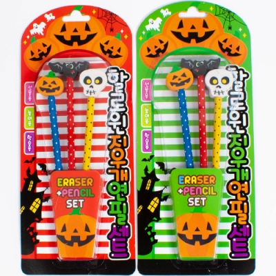 [쥬크박스] 할로윈 지우개 연필세트(3개세트)