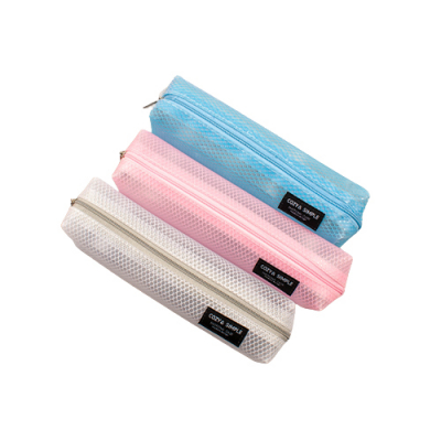 [쥬크박스] 매쉬 투명파우치 필통