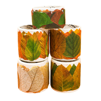 [쥬크박스] 가을낙엽롤마스킹테이프 (8종 택1)