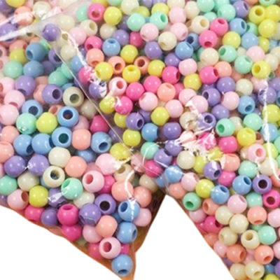 [쥬크박스] 파스텔 큰 구멍 비즈 500g (2종 택1)