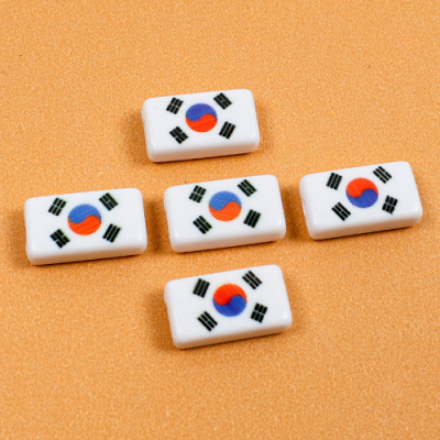 [쥬크박스] 태극기비즈(사각)_5개세트