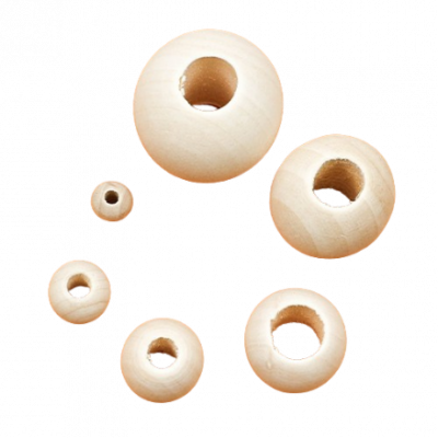 [쥬크박스] 마크라메우드비즈_10개세트 (6종 택1)