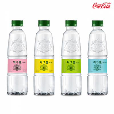 [씨그램] 350ml x 24PET(플레인,라임,레몬,피치)