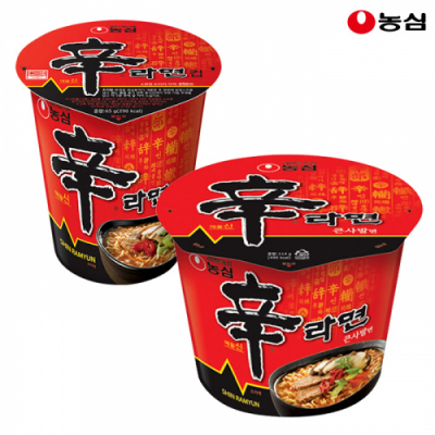 [농심] 신라면 컵라면 3종(큰사발면16개,소컵30개,소컵6개)