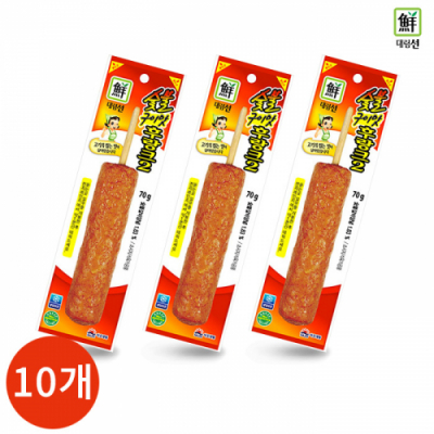 [대림선] 숯불구이맛후랑크 70g x 10개