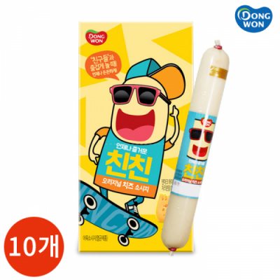 [동원] 친친 오리지널 치즈 빅 소시지 80g x 10개
