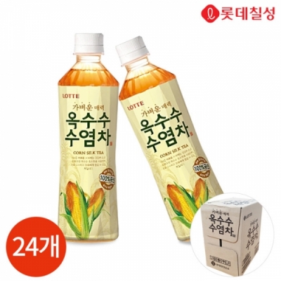 [롯데] 옥수수 수염차 500ml x 24개