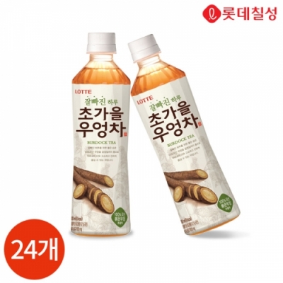 [롯데] 잘빠진하루 초가을 우엉차 500ml x 24PET