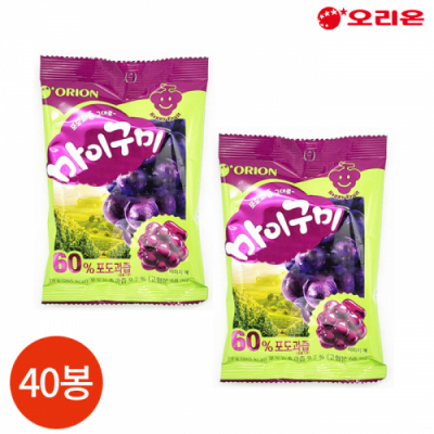 [오리온] 마이구미 포도 79g x 40봉