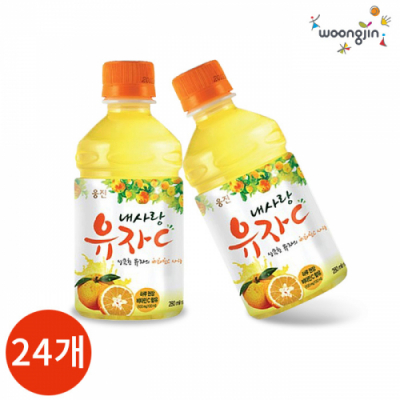 [웅진] 내사랑 유자C 280ml x 24PET