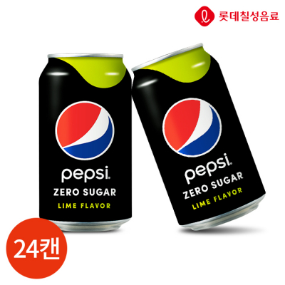 [롯데] 펩시 제로 업소용 355ml x 24캔