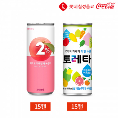 [롯데칠성] 이온음료 이프로 토레타 240ml 2종 30캔