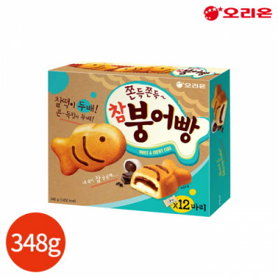 [오리온] 쫀득쫀득 참 붕어빵 348g x 8개