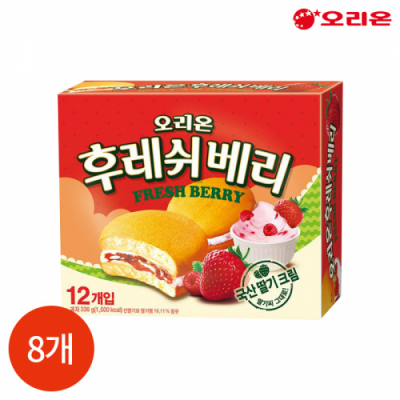 [오리온] 후레쉬베리 336g x 8개