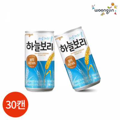 [웅진] 하늘보리 180ml x 30캔