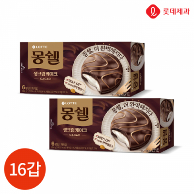 [롯데] 몽쉘 카카오 204g x 16개