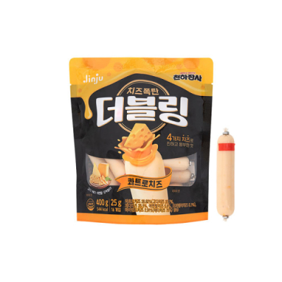 진주 천하장사 더블링 콰트로치즈 400g (25g x 16개입)