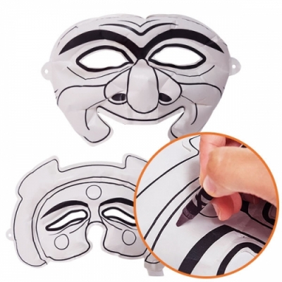 [컬러룬] 양반탈&하네탈 색칠풍선(10인용)