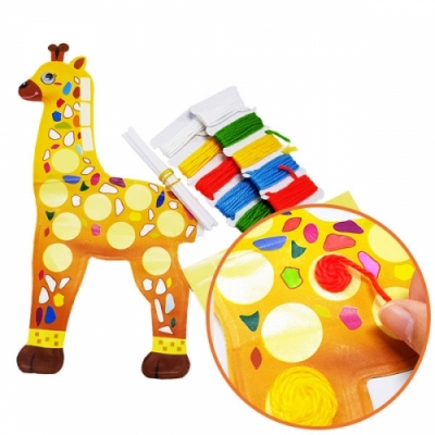 [컬러룬] 털실 기린&얼룩말 풍선_5인용 (2종 택1)