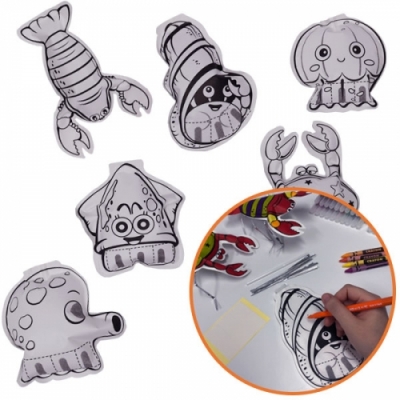 [컬러룬] 바다생물-색칠풍선 (12인용)