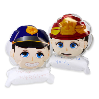 [컬러룬] 우리동네 직업 스티커 얼굴 풍선