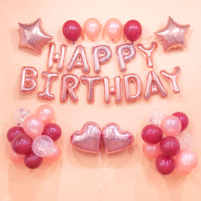 [컬러룬]  생일 파티 세트 + 사은품 손펌프