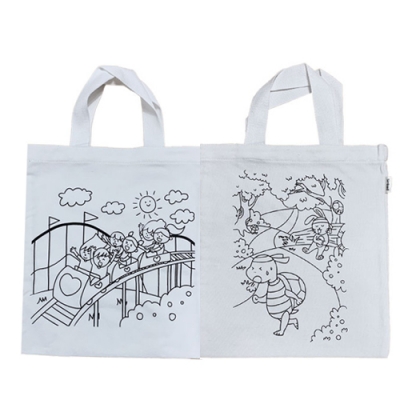 [신밧드] 컬러링 에코백 중( 8종 중 택1)