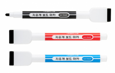 [라인프러스] 지우개 달린 자석 보드마카(색상/수량선택)