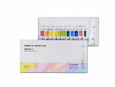 [쉴드] 학생용 아크릴물감 7.5ml 12색
