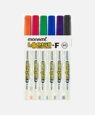 [모나미] 중간글씨용 네임펜 세트 (2종 택1)