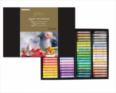 [문교] 전문가용 소프트오일파스텔 72색 지함/MOPV-72