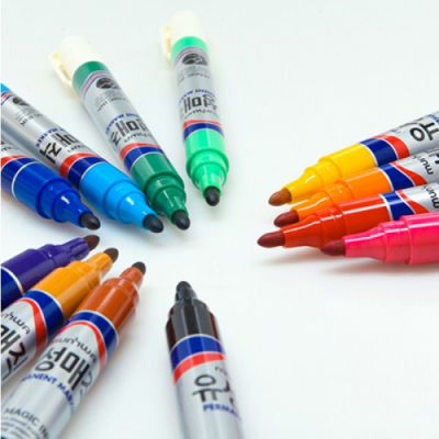 [문화연필] 칼라 유성매직 12색 세트