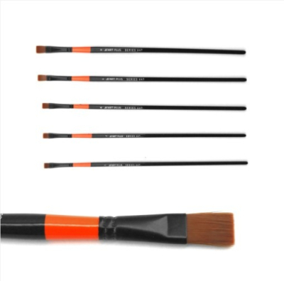 [아트플러스] 647 수채화붓 평붓 낱개 (9종  택1)