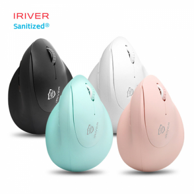[아이리버] 항균 99.9% 멀티페어링 무소음 블루투스 버티컬마우스 Medic-EM3