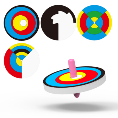 [사이언스팜] 4종 그림 색칠 팽이 만들기 (색혼합)