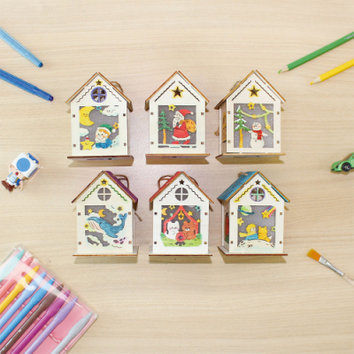 [파코파코] DIY 컬러링 무드등 (크리스마스 산타,눈사람,고래,캠핑,꿈나라,어린왕자/6종 택1)