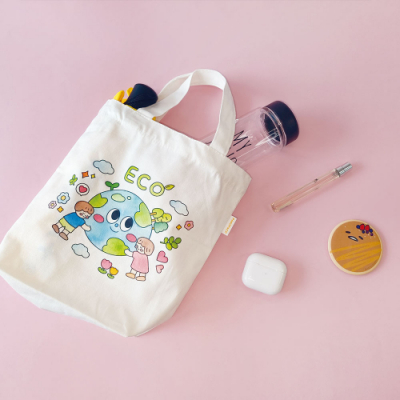 [파코파코] 컬러링 미니 에코백 6종 (색연필 싸인펜 준비물  가방)