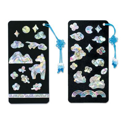 [파코파코] 전통 자개 스티커 책갈피 만들기 사슴/토끼 (2종 택 1)