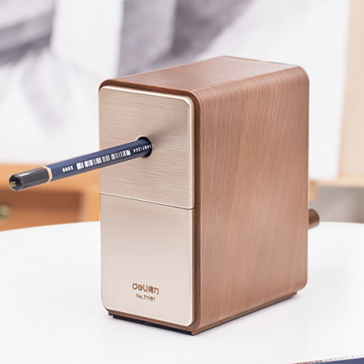 [델리] 미술용 색연필 연필깎이 7단 심조절