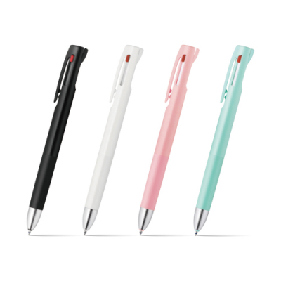 [제브라] 블랜 3색 볼펜 중성 젤 0.5mm 다색펜 (리필 추가 가능)