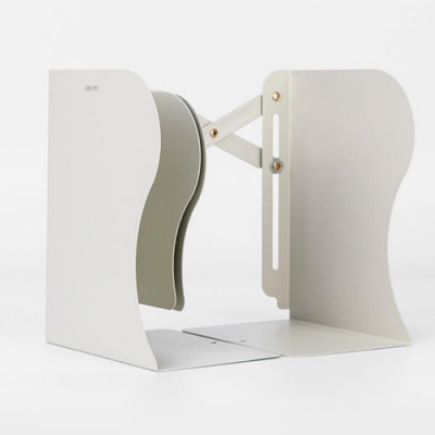 [델리] 길이조절 3단 간이 미니 고급 철제 책상 책꽂이 서류꽂이