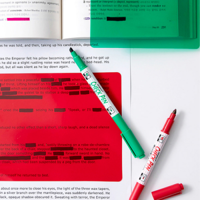 [제브라] 단어 암기 체크펜 공부 세트