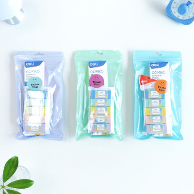 [타치] 마카롱 연필 12개 + 지우개 5개 문구 세트