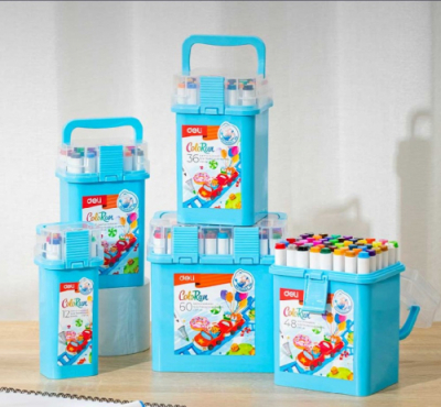 [타치] 삼각 트윈 마카 워셔블 마커 세트 (PP 케이스)