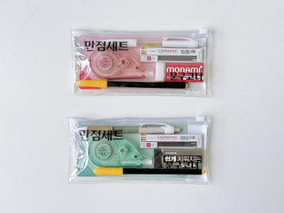 [문구코너] 만점 문구 세트 필기구 5종