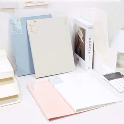 [델리] 누사인 파스텔 넘버링 A4 클리어파일 20매 / 40매