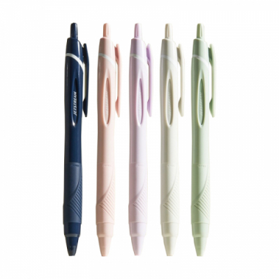 [유니] 제트스트림 신상 파스텔컬러 단색 볼펜(블랙잉크)