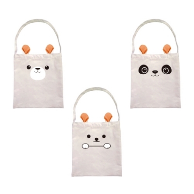 [JD가방/마이제이디] 단체가방_에코백_귀욤펫_동물3종_보조가방