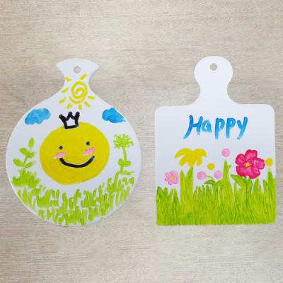 [마이제이디] 나만의 냄비받침 만들기 그리기 도자기 드로잉 세트 (무지 냄비받침,세라믹아트 드로잉펜)