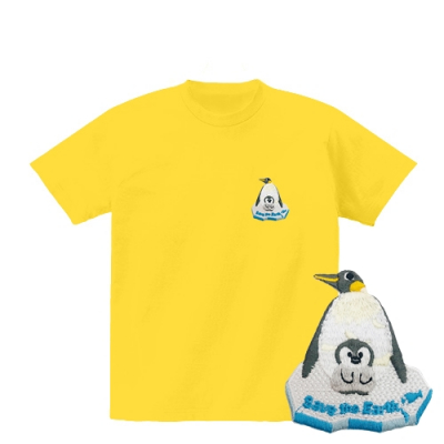 [반티/단체티] 환경사랑특집_펭귄을 구해줘 (국내산/순면/와펜자수/아트/티셔츠/반팔/30수/추가별도인쇄가능)